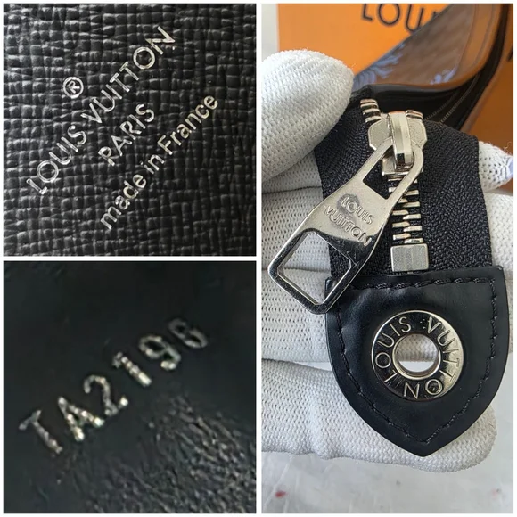 Auth Louis Vuitton Damier Graphite Voyage Rope Pochette Bag - Picture 6 of 10